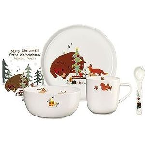 ASA 38960314 Christmas Bruno kinderserviesset, 5-delig, meerkleurig