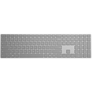 Microsoft Surface Keyboard, draadloos bluetooth-toetsenbord compatibel met Windows en MacOS (Frans AZERTY-toetsenbord) - grijs (WS2-00004)