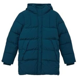 s.Oliver Junior Outdoorjas voor jongens, blauw/groen, 152, Blauw/Groen