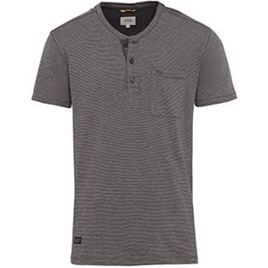 camel active T-shirt pour homme, Gris (Shadow Grey), XL