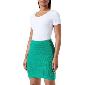 NAEMI Mini jupe en tricot pour femme 11026970-na01, vert forêt, S, vert forêt, S