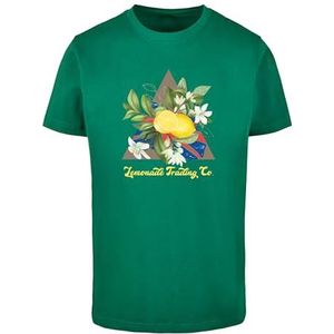 Mister Tee Mister Tee Lemonade T-shirt voor heren, 100% katoen, bosgroen, maat XL, T-shirt voor heren (1 stuk), Fir Groen