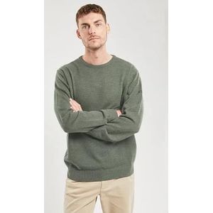 Armor Lux Pullover met ronde hals, over heren, militair gemêleerd/schip, M, Militair gemêleerd/schip