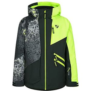 Ziener Alfur ski-jack voor jongens, waterdicht, winddicht, warm (1 stuk), Galaxy Print, 104