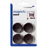 Legamaster Zelfklevende magneten C en C blister zwart 1000g 35mm