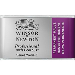 Winsor & Newton Professionele aquarelverf, hoge helderheid, lichtbestendig, archiefkwaliteit, container, permanente paarse kleur