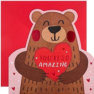 Hallmark Valentijnsdag kaart, motief beer