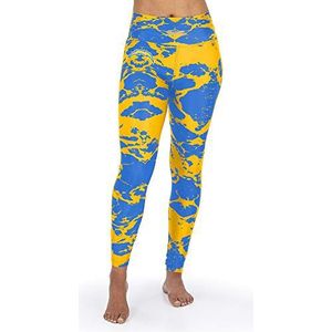 Zubaz Legging officiel sous licence NFL Los Angeles Chargers pour femme, bleu marine/bleu clair, taille M, multicolore, M