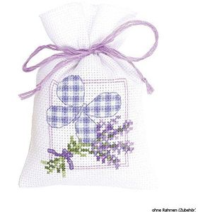 Vervaco Set met lavendelstrengen met vlinder, meerkleurig