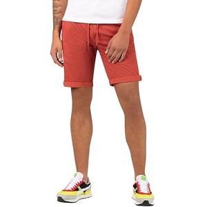 Timezone Lucatz Slim Shorts voor heren, Rood