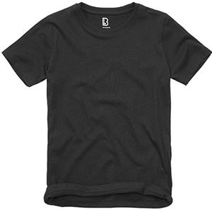 Brandit T-shirt voor kinderen, uniseks, zwart.