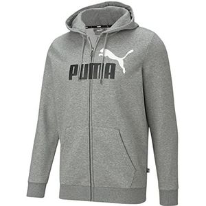 PUMA ESS + 2 kraag FZ hoodie heren