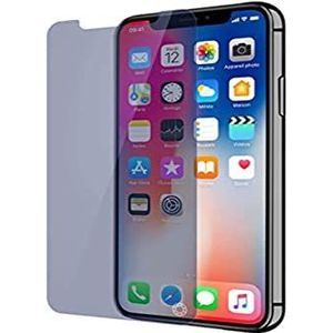 Forceglass Displaybeschermfolie van gehard glas voor iPhone XS, blauw