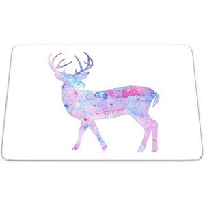 Questo Casa, Rechthoekige muismat met digitale print, antislip onderkant, voor kantoor en thuis, 22 x 18 cm