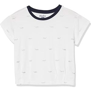 Hatley Geplooid Slouchy T-shirt voor jongens, nautische ankers