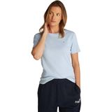 TOMMY HILFIGER Slim Cody C-nk Ss Ww0ww40587 SLIM CODY C-NK SS WW0WWW40587 Dames, Blauw (Breezy Blue), 3XL