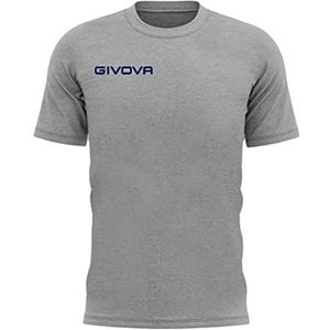 Givova, T-shirt, lichtgrijs melange