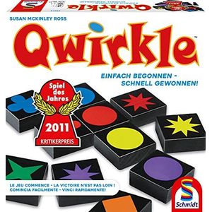 Qwirkle - Bordspel met tegels voor tactisch en strategisch denken - Speelduur 30-45 minuten - Aanbevolen leeftijd vanaf 6 jaar