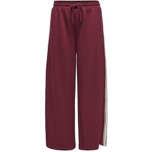 ONLY Onlasta Wide Stripe Pants Swt Onlasta Wide Stripe Swt Damesbroek (1 stuk), Bordeaux, XL