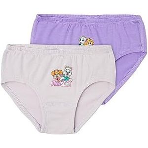 Bestseller A/S Nmfjuma Pawpatrol 2p Noos Cplg slip voor meisjes, Zand Verbena/Verpakking: zand Verbena + Orchid Hush