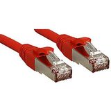 LINDY Netwerkkabel patchkabel Cat.6 S/FTP PIMF Premium koper, LSOH, 500 MHz, rood, 30 m