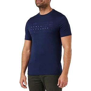 Armani Exchange Heren T-shirt met Tonal Fit logo, Blazer marineblauw, M, marineblauw blazer