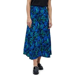 Desires Jessy lange rok voor dames, Print clematis blauw 1562p