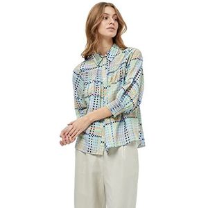 Minus T-shirt à manches 3/4 pour femme, 6075p Mango Sorbet Print, 36