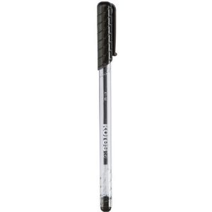 Kores Verpakking met 12 wegwerp-pennen K-PEN K1, zwart, lijnkleur: M