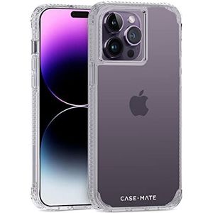 Case-Mate Tough Series - iPhone 14 Pro Max (2022) hoes met krasbestendige coating valbescherming 4,6 m - Tough Clear Plus
