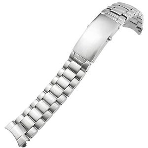 UNCASO 316L roestvrijstalen horlogeband voor Omega Sxwatch Speedmaster 007 Seamaster 300 AT150 Planet Ocean Speedmaster 18 mm 20 mm 22 mm, Kunststof, Agaat