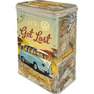 Nostalgic-Art VW Bulli - Get Lost - cadeau-idee voor VW Bus - container met aromadeksel - vintage design 1,3 liter