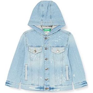 United Colors of Benetton Giubbino 2UGJCN009 Jacket, Blue Denim 901, XXL Fille