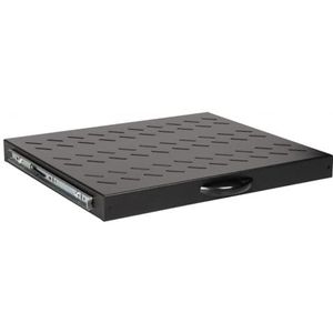 Equip Uittrekbare tablet 19 inch, 1U, 600 mm, zwart