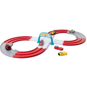 Chicco Race Car Track RC Snelweg - 2 Afstand Bestuurbare Auto's - 2 Spelers - 2 Configuraties Mogelijk - Infrarood Afstandsbedieningen - Kinderspeelgoed - 1 tot 4 Jaar - Rood/Wit - 1,5 m