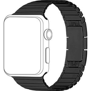 Topp-Design 40-37-1847 metalen armband voor Apple Watch 42/44 mm zwart