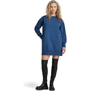 G-STAR RAW Losse vintage jurk Sw R Ls Wmn Damesjurken, Blauw (Rank Blue D23499-d425-868)
