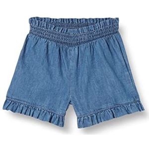 s.Oliver Jeans Shorts met ruches voor meisjes en meisjes, blauw, 86, Blauw