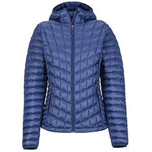 Marmot Wm's Featherless Hoody Geïsoleerde jas, warme outdoorjas, anorak, waterafstotend, winddicht, dames, Arctic Navy
