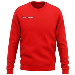 givova MA025-0012-2XL sweatshirt ronde hals, rood, 2XL, unisex