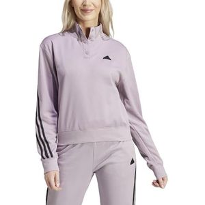 adidas Iconic Wrapping 3-Stripes Snap Track Jacket Trainingspak voor dames