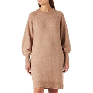 SELECTED FEMME Slflulu LS gebreide damesjurk, ronde hals, B Noos, Amphora