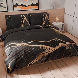 hermet Beddengoedset voor tweepersoonsbed, 100% katoen, patroon