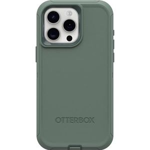 OtterBox Defender Series beschermhoes voor iPhone 15 Pro Max (alleen forest) - Forest Ranger (groen), zonder scherm, robuust en duurzaam, met poortbescherming, inclusief clipstandaard