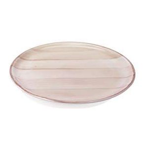 Zafferano Serie Strich, platte borden van porselein, Ø 270 mm, kleur beige, vaatwasmachinebestendig, max. 60 °C