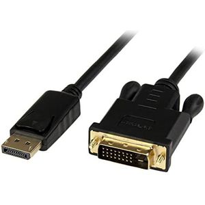 StarTech.com DisplayPort naar DVI-kabel - 91 cm DisplayPort naar DVI (DVI-D) - DP naar DVI 1920 x 1200 - zwart (DP2DVIMM3BS)