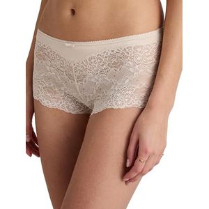 CALIDA Sensual Secrets damesslip met delicate kant, licht transparant, donkerbeige, 38-40, Dune Beige