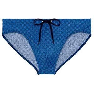 HOM Slip de Bain HENDAYE, blue print, L