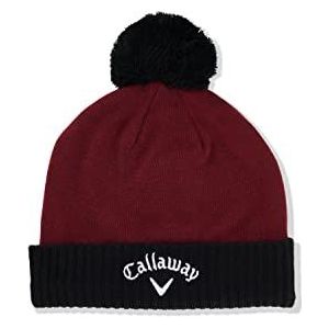 Callaway Bommelmuts voor heren, 23 bordeaux/zwart, eenheidsmaat