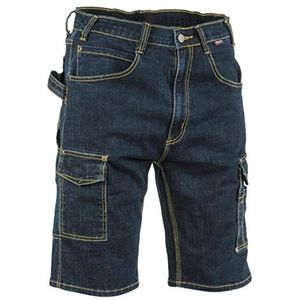 Cofra V497-0-00.Z60 Manacor Jeans Shorts 70% katoen, 28% polyester, 2% elastaan, 330 g/m², jeansblauw, maat 60